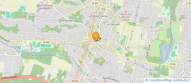 localisation de l'entreprise LE PANIER DU JARDIN  MONTLHERY