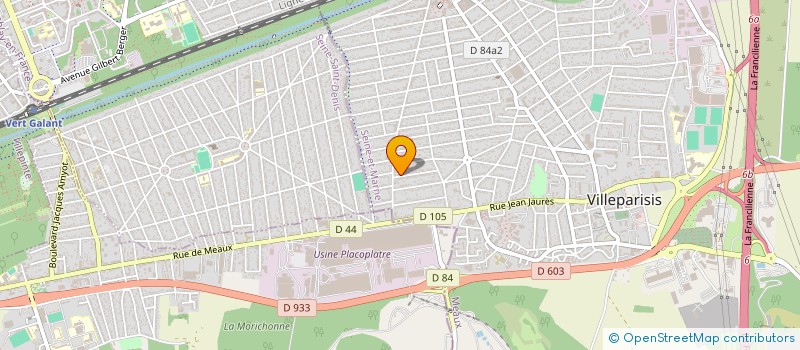 localisation de l'entreprise LE PANIER DU KOUILOU  VILLEPARISIS