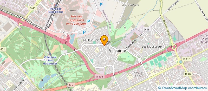 localisation de l'entreprise LE PANIER DU MARAICHER à VILLEPINTE