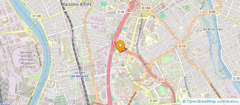 localisation de l'entreprise LE PANIER DU PRIMEUR à CRETEIL