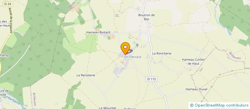 localisation de l'entreprise LE PANIER DU VAL DE SAIRE  SAINT-PIERRE-EGLISE