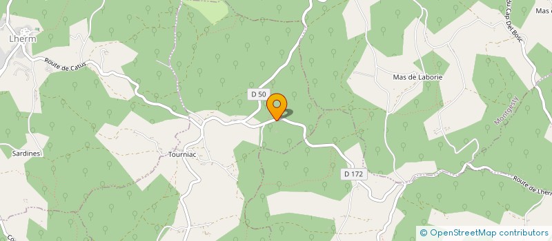 localisation de l'entreprise LE PANIER DU VERT  CATUS