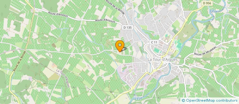 localisation de l'entreprise LE PANIER EN LUBERON  SANNES