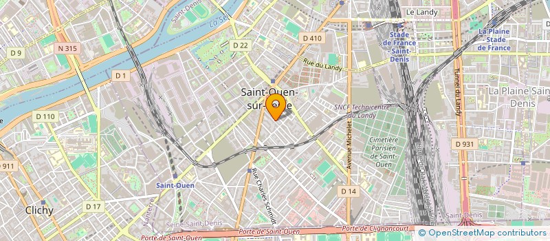 localisation de l'entreprise LE PANIER EXOTIQUE à SAINT-OUEN-SUR-SEINE