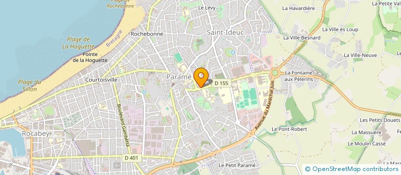 localisation de l'entreprise LE PANIER FLEURI à SAINT-MALO