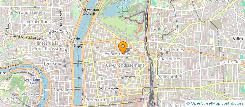 localisation de l'entreprise LE PANIER FRAIS à LYON