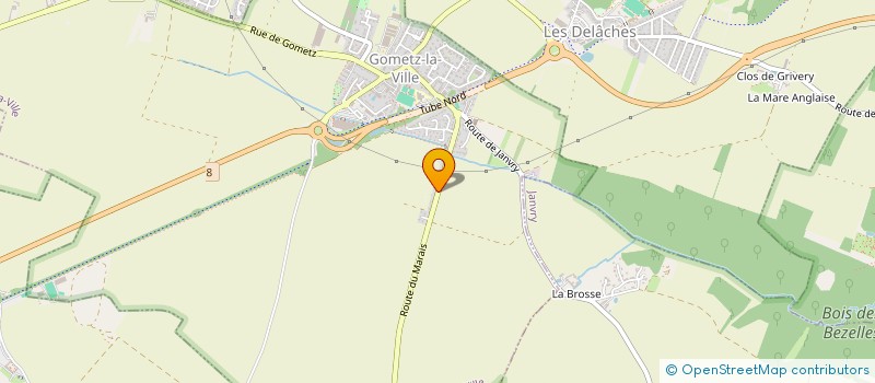 localisation de l'entreprise LE PANIER FRAIS DE GOMETZ à GOMETZ-LA-VILLE