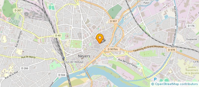 localisation de l'entreprise LE PANIER GOURMAND à NEVERS