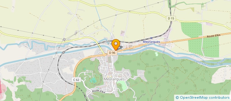 localisation de l'entreprise LE PANIER GOURMAND  MEYRARGUES