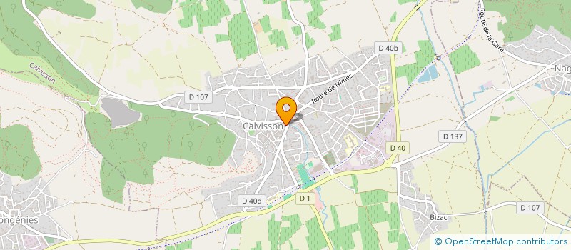 localisation de l'entreprise LE PANIER GOURMAND à CALVISSON