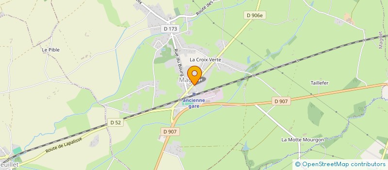 localisation de l'entreprise LE PANIER GOURMAND à MAGNET
