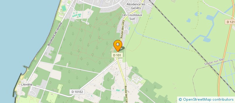 localisation de l'entreprise LE PANIER MEDOCAIN  SOULAC-SUR-MER