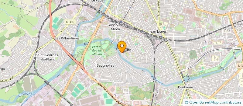 localisation de l'entreprise LE PANIER POTAGER DU MAINE à LE MANS