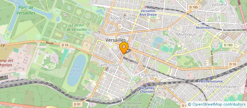 localisation de l'entreprise LE PANIER ROYAL à VERSAILLES