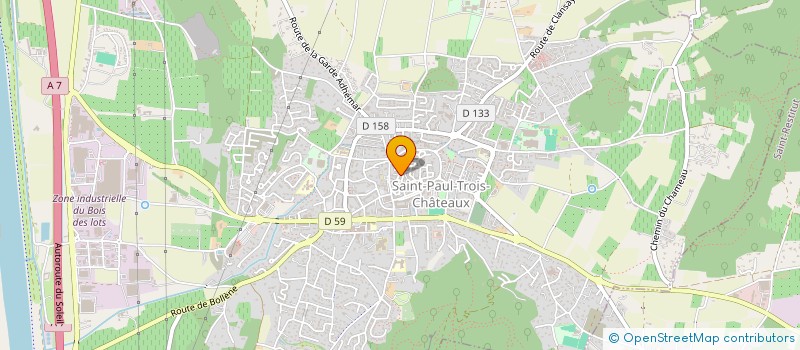 localisation de l'entreprise LE PANIER SAINT  SAINT-PAUL-TROIS-CHATEAUX