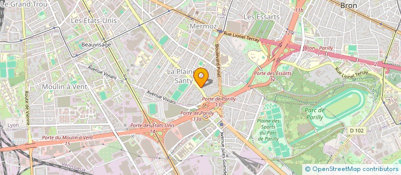 localisation de l'entreprise LE PANIER SANTY  LYON