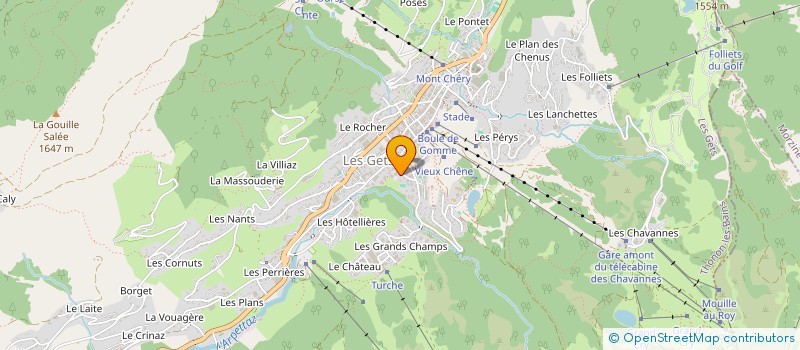localisation de l'entreprise LE PANIER SAVOYARD à LES GETS