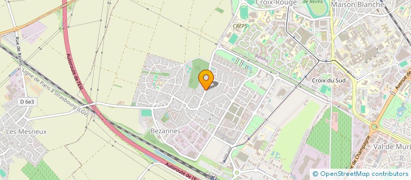 localisation de l'entreprise LE PANIER VERT SARL  BEZANNES