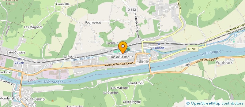 localisation de l'entreprise LE PANINI  LALINDE