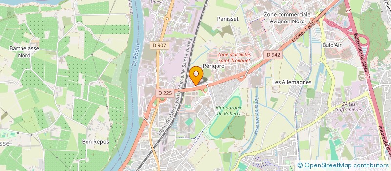 localisation de l'entreprise LE PANISSET  LE PONTET