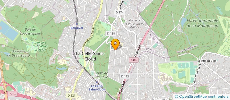 localisation de l'entreprise LE PANNEAU DECORATIF à LA CELLE-SAINT-CLOUD