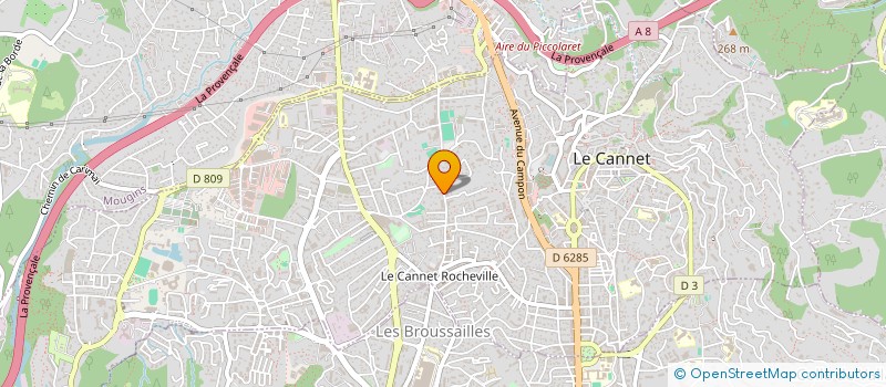 localisation de l'entreprise LE PANORAMIC à LE CANNET