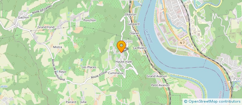 localisation de l'entreprise LE PANORAMIC à OZON