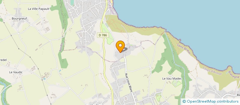 localisation de l'entreprise LE PANORAMIC  BINIC-ETABLES-SUR-MER