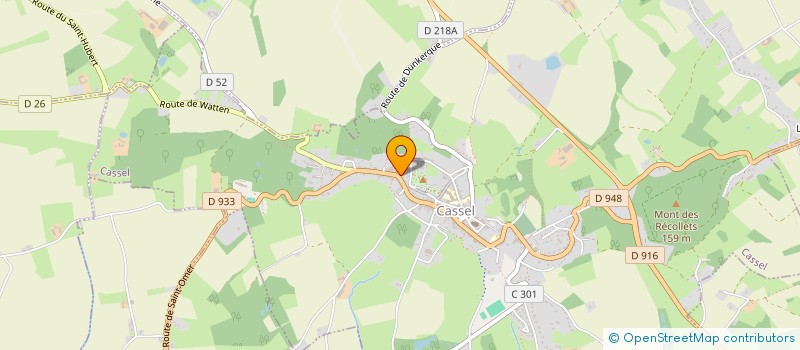 localisation de l'entreprise LE PANORAMIC à CASSEL