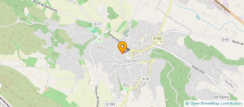 localisation de l'entreprise LE PANORAMIC  EGUILLES