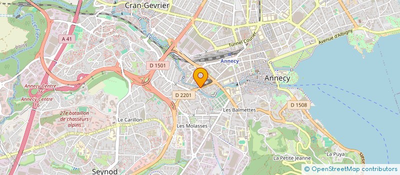 localisation de l'entreprise LE PANORAMIC  ANNECY