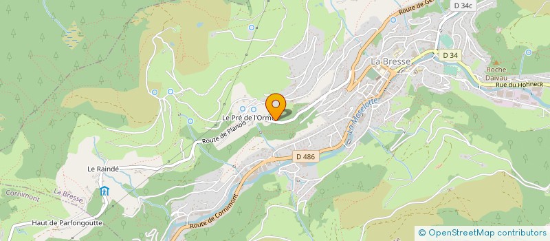 localisation de l'entreprise LE PANORAMIC S A R L à LA BRESSE