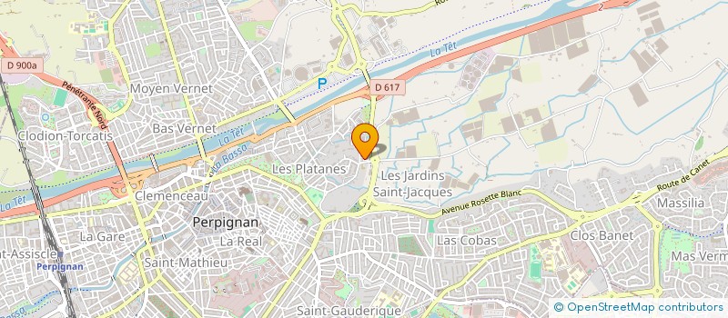 localisation de l'entreprise LE PANORAMIQUE  PERPIGNAN