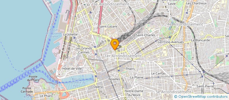 localisation de l'entreprise LE PANORAMIQUE à MARSEILLE