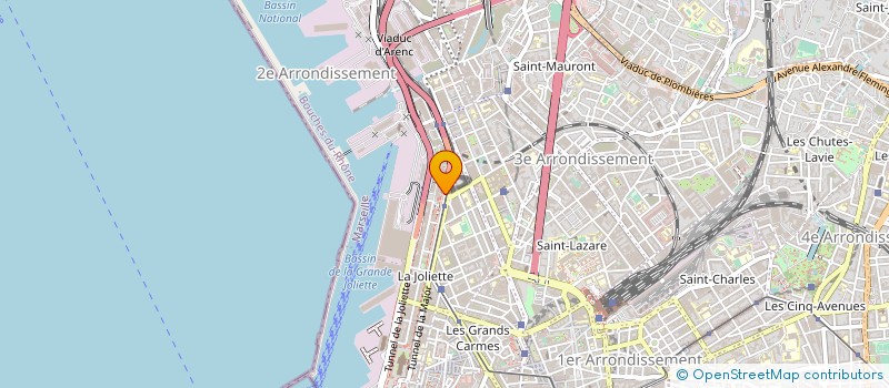 localisation de l'entreprise LE PANORAMIQUE à MARSEILLE