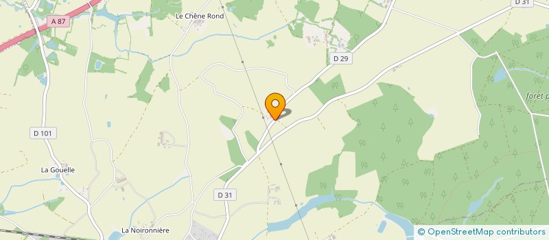 localisation de l'entreprise LE PANORAMIQUE  LA CHAIZE-LE-VICOMTE