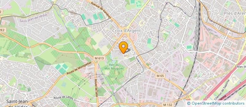 localisation de l'entreprise LE PANSEUR OCCITAN à MONTPELLIER