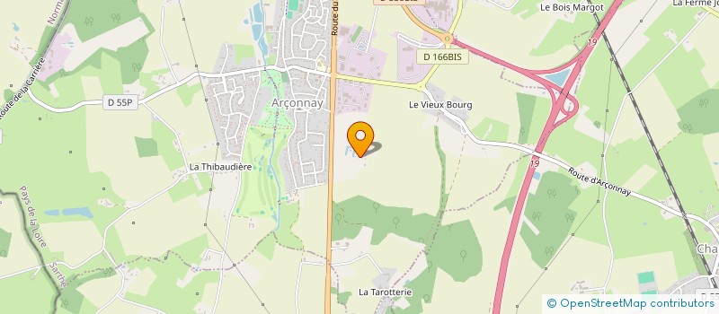 localisation de l'entreprise LE PAON BLANC EVENT  ARCONNAY