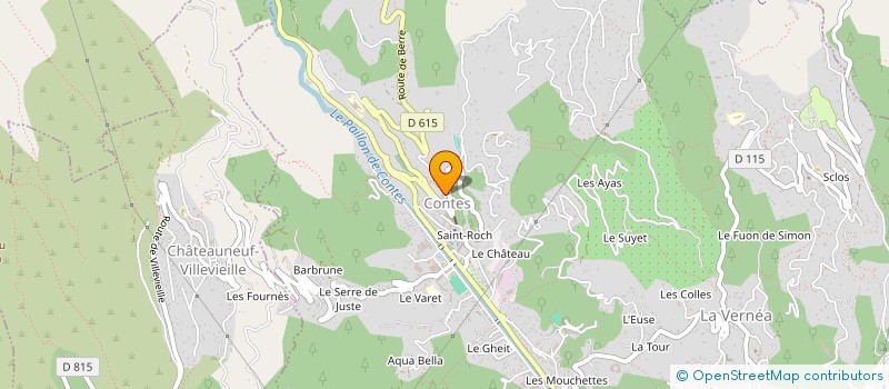 localisation de l'entreprise LE PAON D'HERA à CONTES