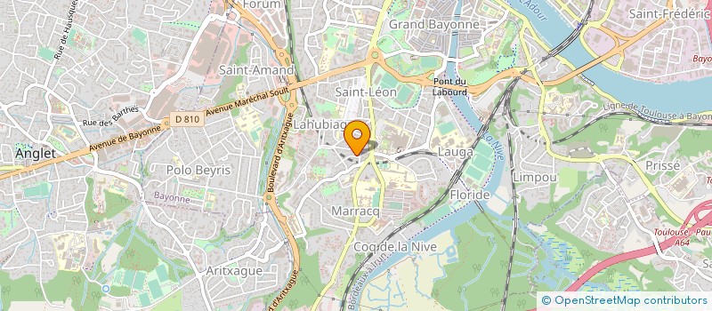 localisation de l'entreprise LE PAON DU JOUR à BAYONNE