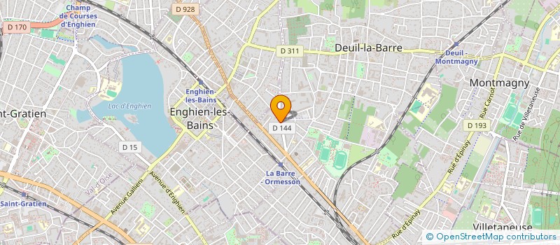 localisation de l'entreprise LE PAON PRODUCTION  DEUIL-LA-BARRE