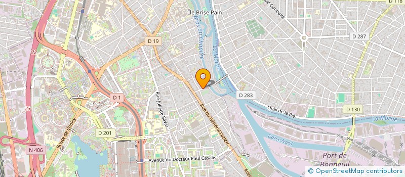 localisation de l'entreprise LE PAOU à CRETEIL