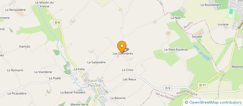 localisation de l'entreprise LE PAPA DE MARIE à PERCHE-EN-NOCE