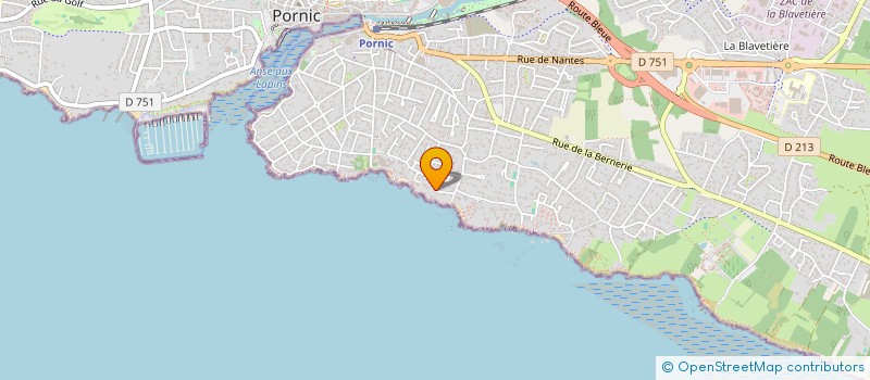 localisation de l'entreprise LE PAPAGAYO à PORNIC