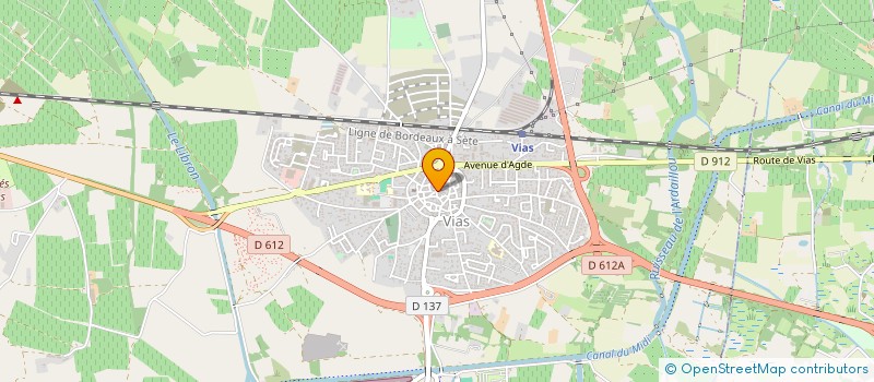 localisation de l'entreprise LE PAPARAZZI  VIAS