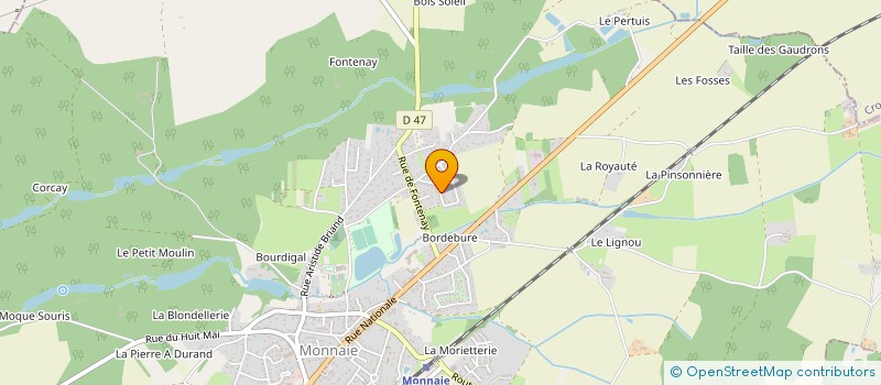 localisation de l'entreprise LE PAPE P.FORMATIONS  MONNAIE