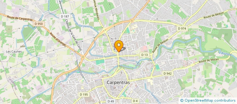 localisation de l'entreprise LE PAPET à CARPENTRAS