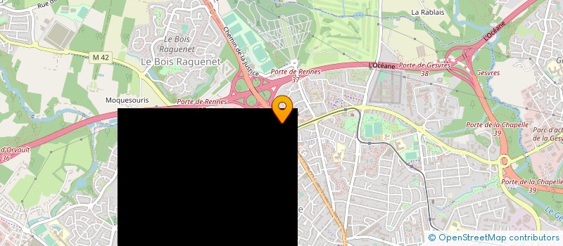localisation de l'entreprise LE PAPILLON à NANTES