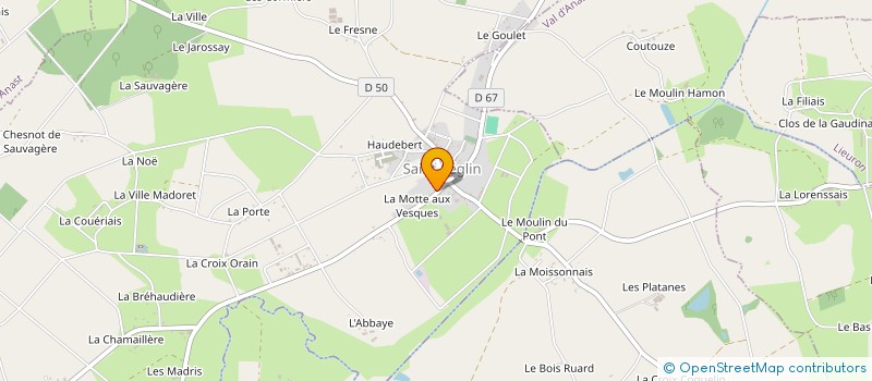 localisation de l'entreprise LE PAPILLON  SAINT-SEGLIN