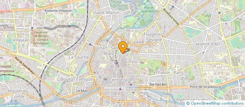 localisation de l'entreprise LE PAPILLON BLEU à RENNES